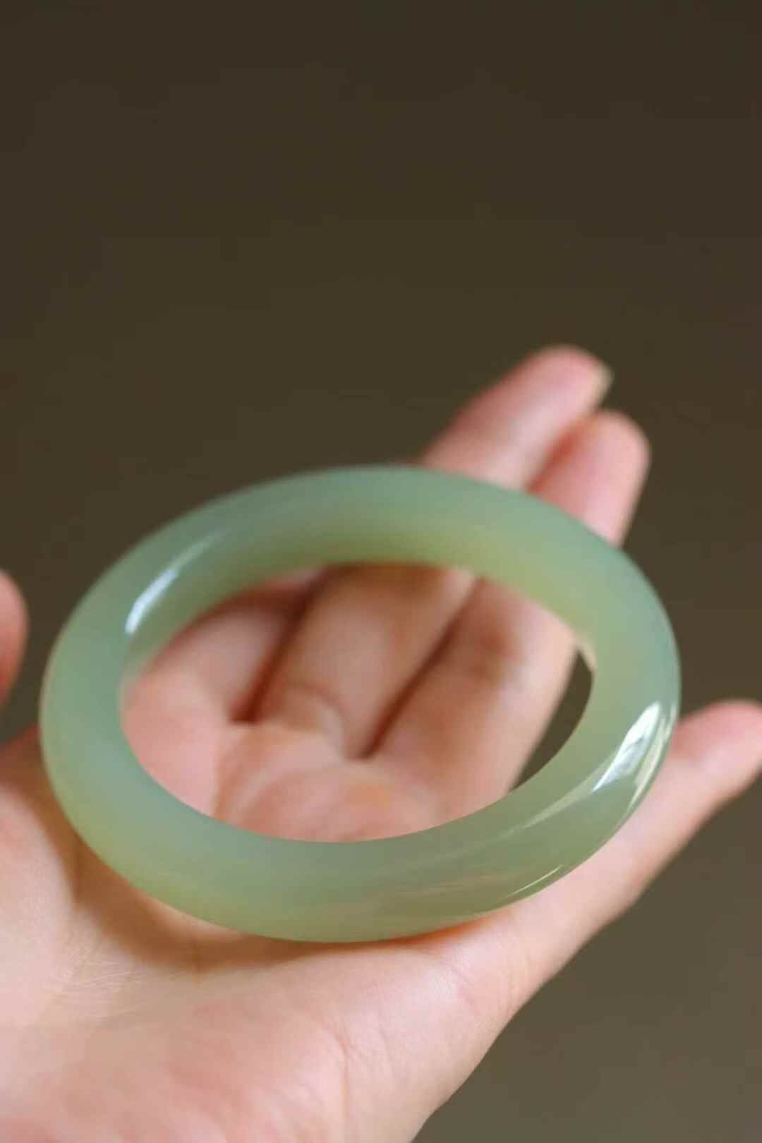 320746 58mm翡翠高冰晴水手鐲 (56-58)