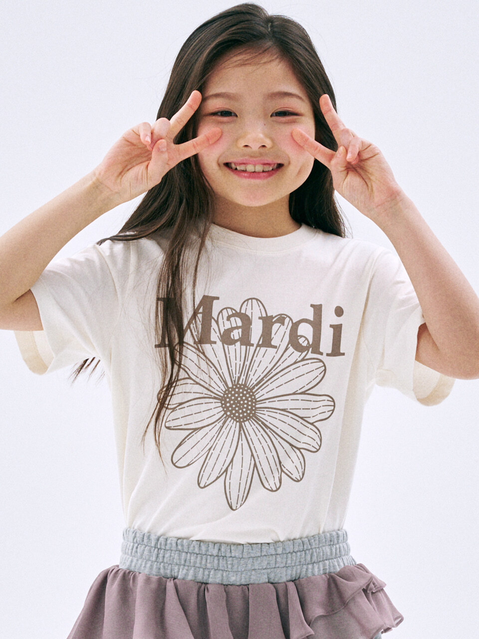 Mardi Mercredi KIDS TSHIRT FLOWERMARDI