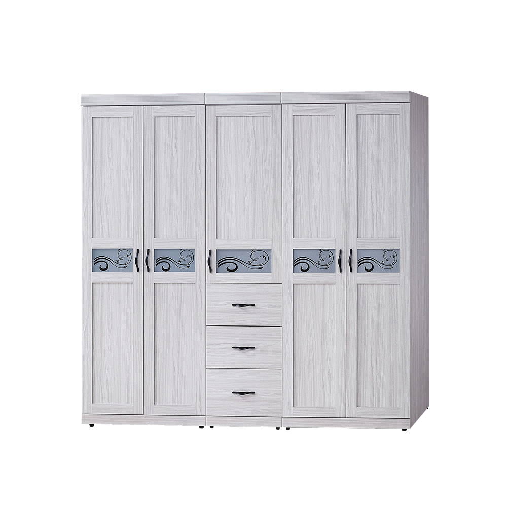 柏蒂家居-克勞6.5尺多功能衣櫃組合