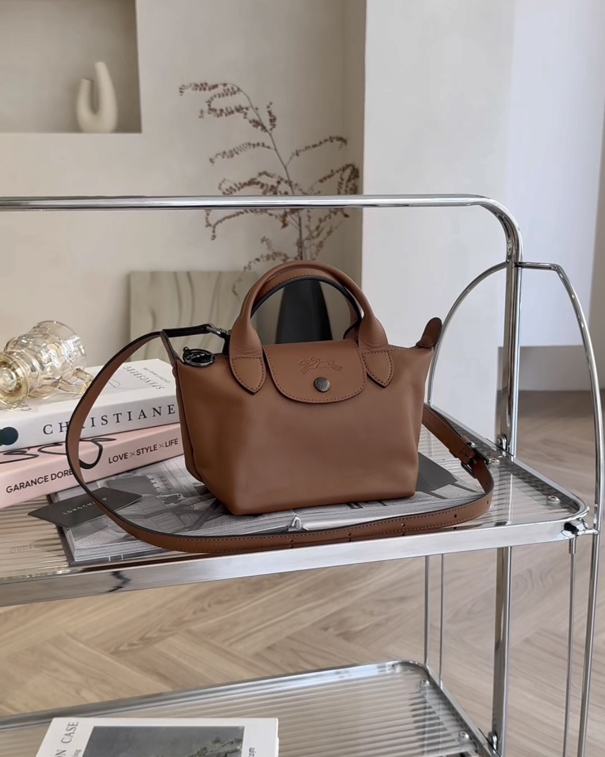 LONGCHAMP｜LE PLIAGE XTRA 手提包 XS 干邑色
