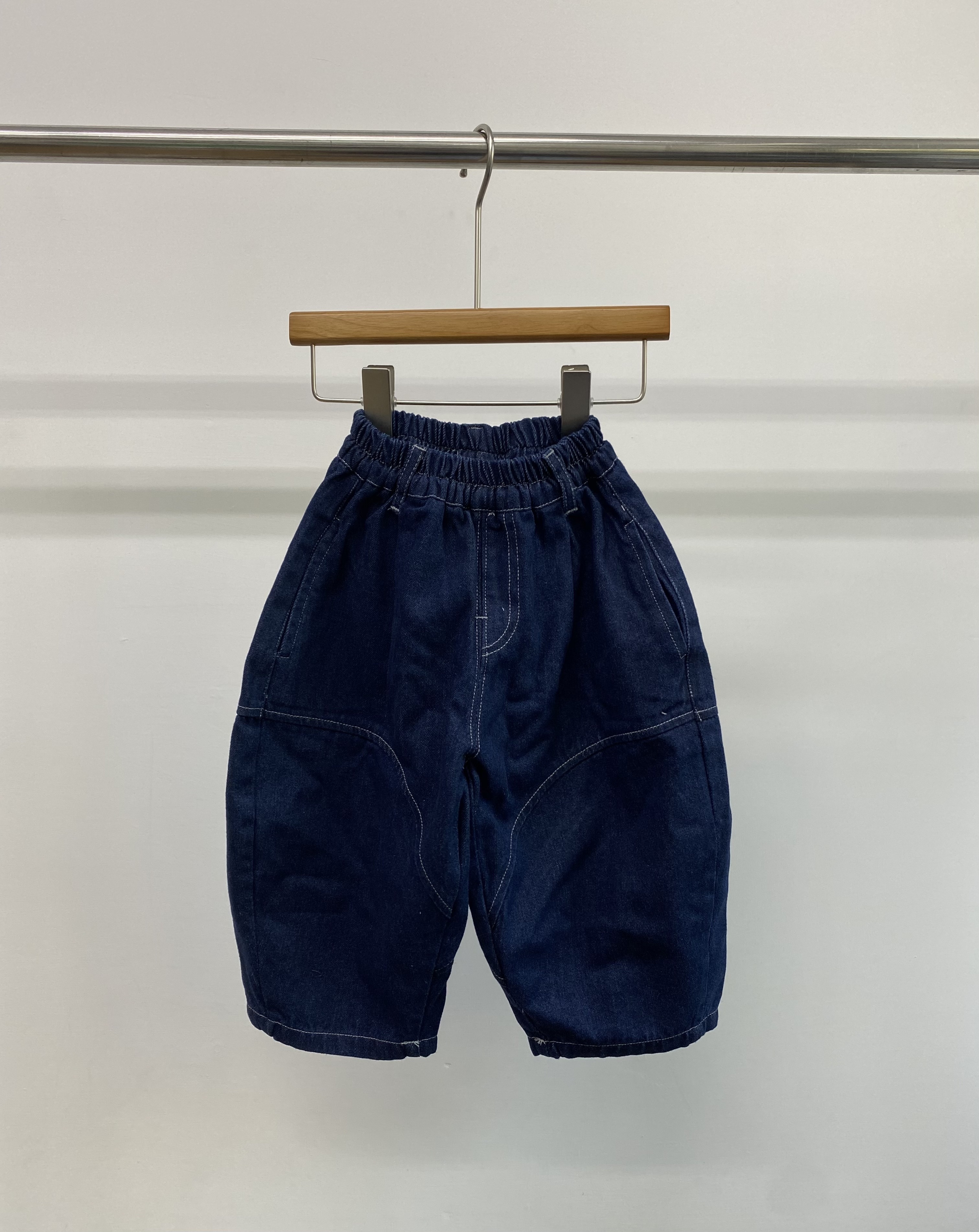 A04702車線設計牛仔褲