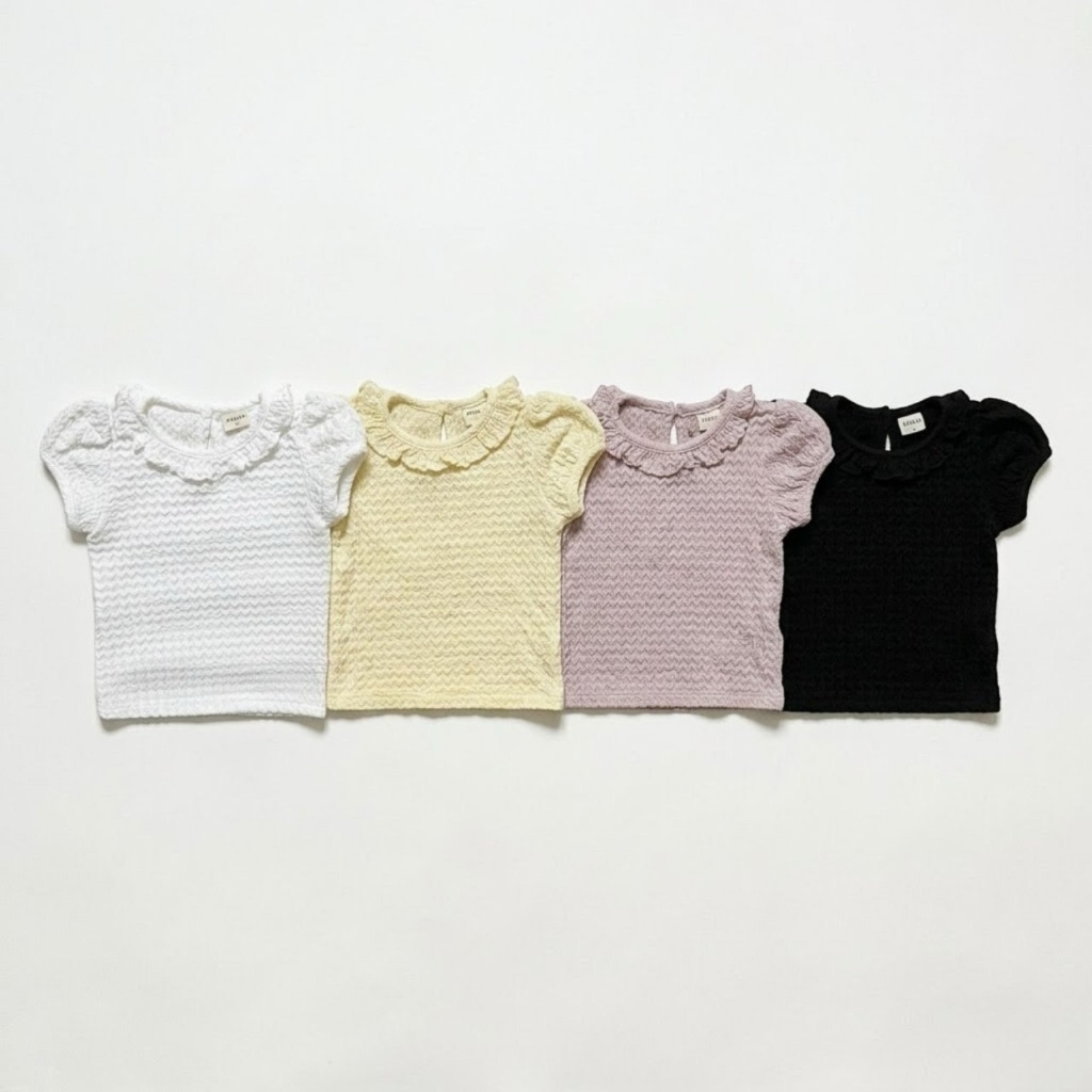 正韓夏azalea 四色泡泡棉花糖上衣