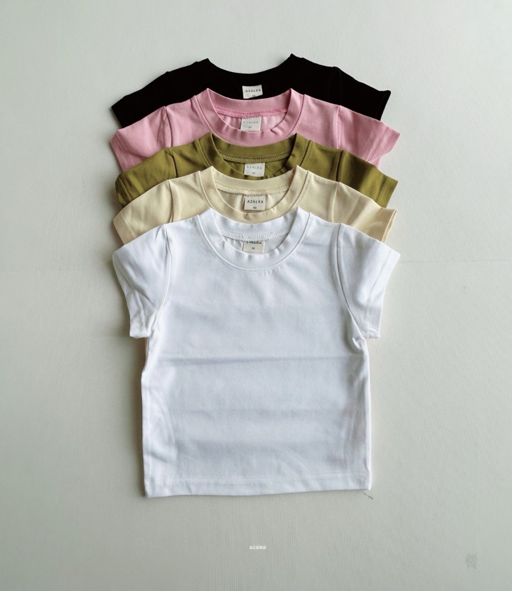 正韓夏azalea 五色日常素色上衣