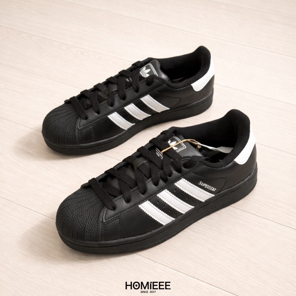 Adidas Originals Superstar II 貝殼鞋 休閒鞋 黑色 女鞋 [JI0079]