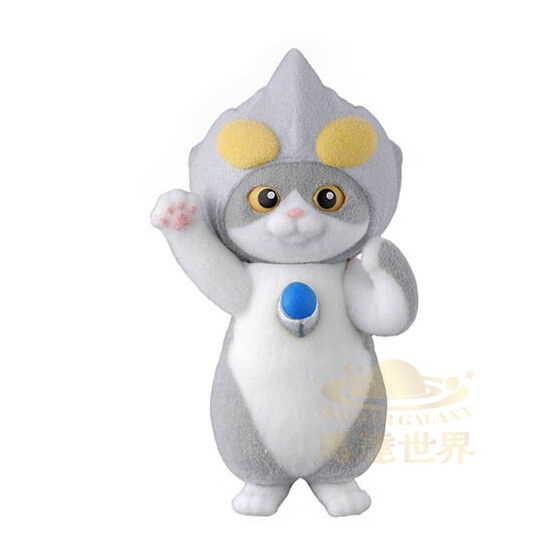 BANDAI 扭蛋-奧特曼貓形人偶-迪卡奧特曼