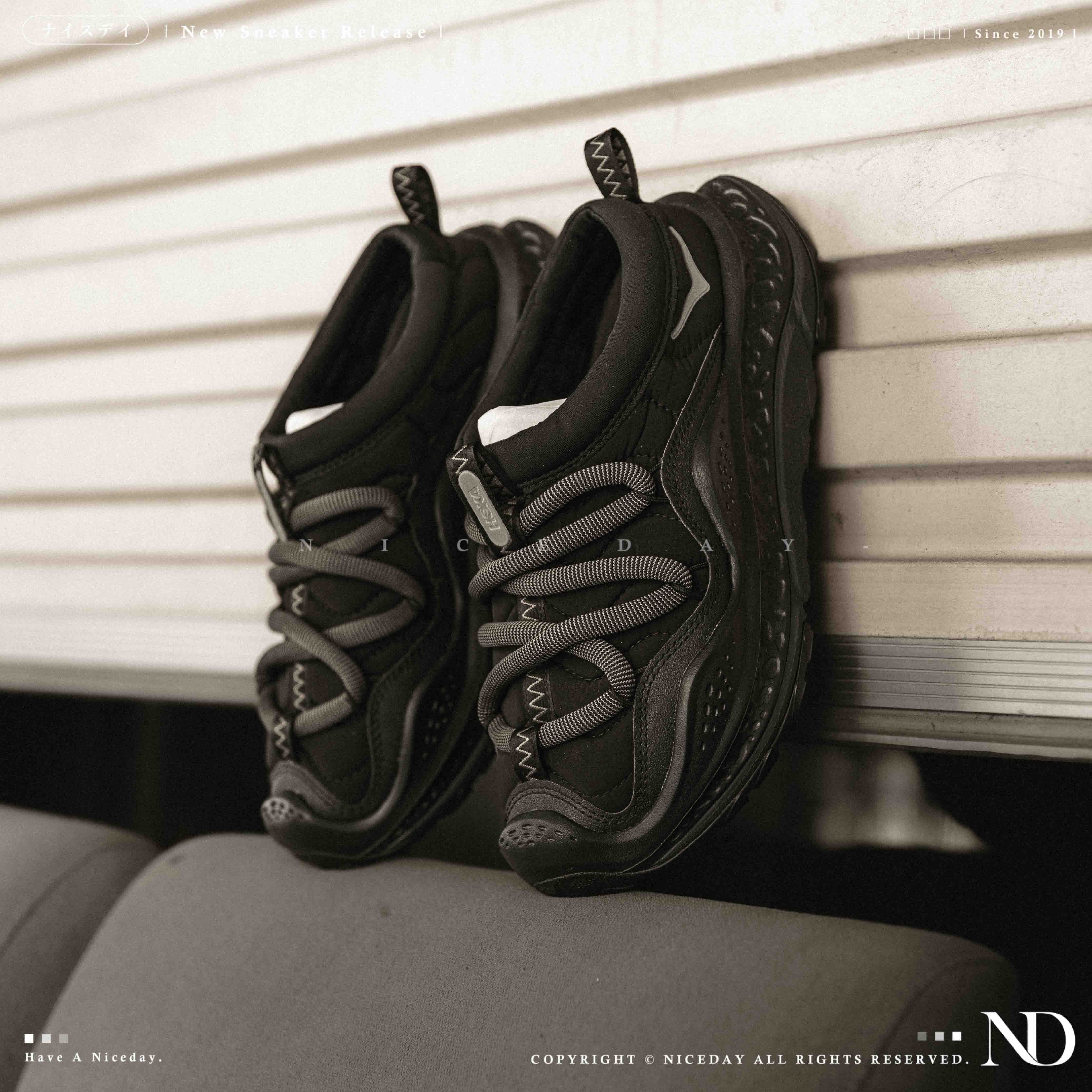 NICEDAY 代購 HOKA ONE ONE Ora Primo 黑 黑色 包頭 拖鞋 厚底 舒適 1141570-BBLC