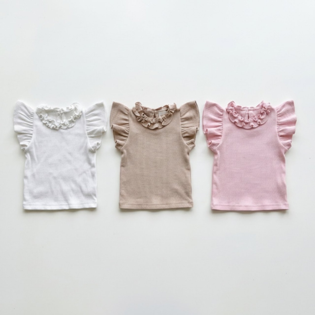 正韓夏azalea 三色飛袖捲捲上衣