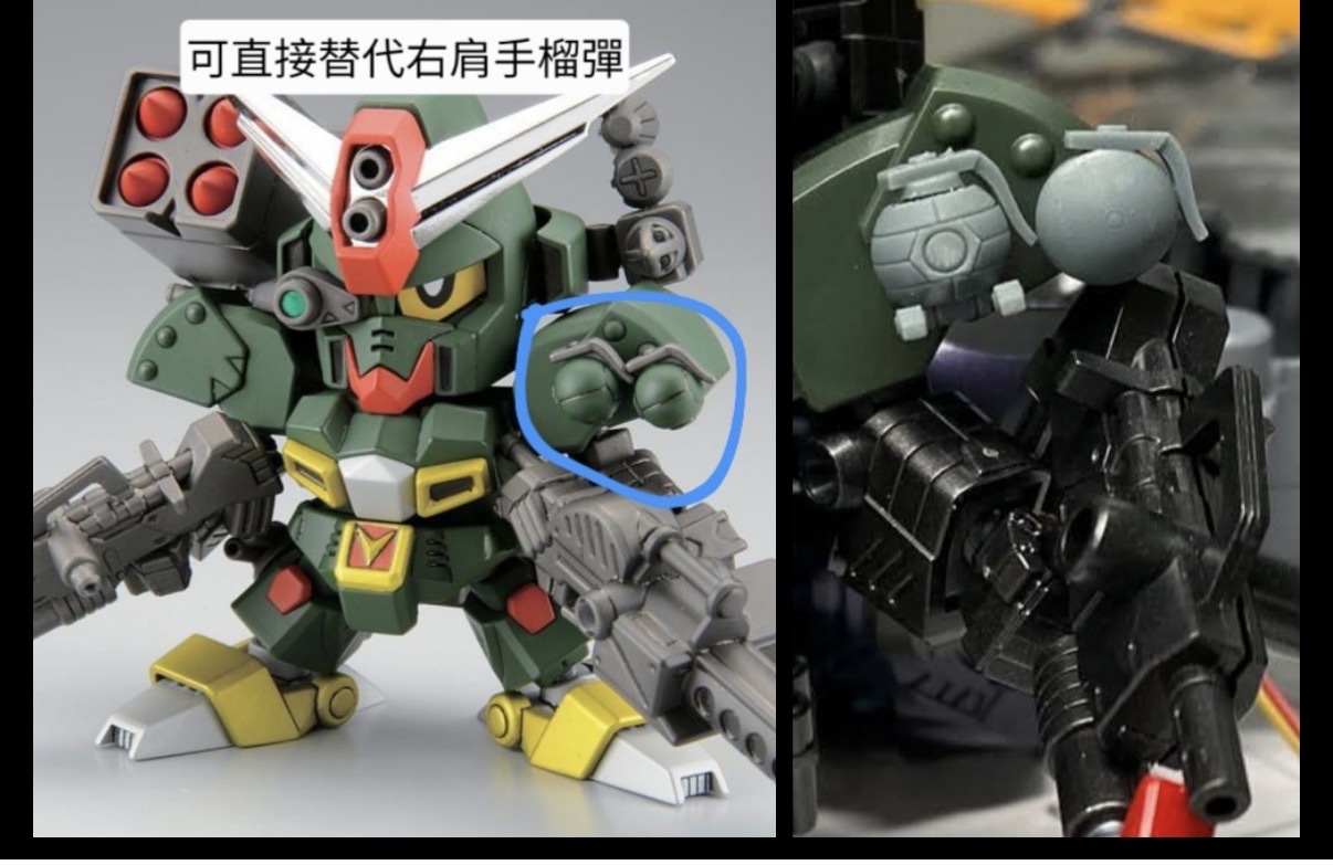 預訂 Legend BB-指揮官高達用手榴彈