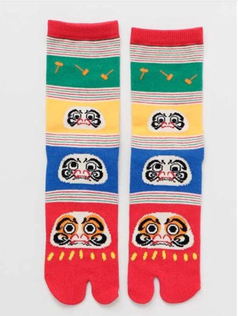 [Amina] 達摩 日牌分趾襪