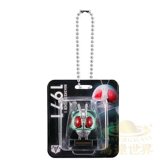 BANDAI 扭蛋-幪面超人面具吸塑掛飾系列-幪面超人新1號