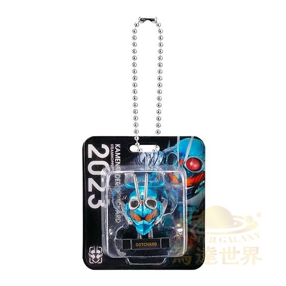 BANDAI 扭蛋-幪面超人面具吸塑掛飾系列-幪面超人加查德蒸氣跳躍者