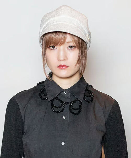 [連線優惠] CA4LA DIP.ST 珍珠優雅報童帽