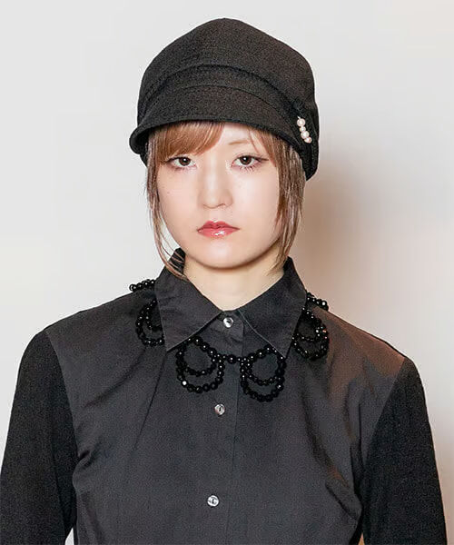 [連線優惠] CA4LA DIP.ST 珍珠優雅報童帽