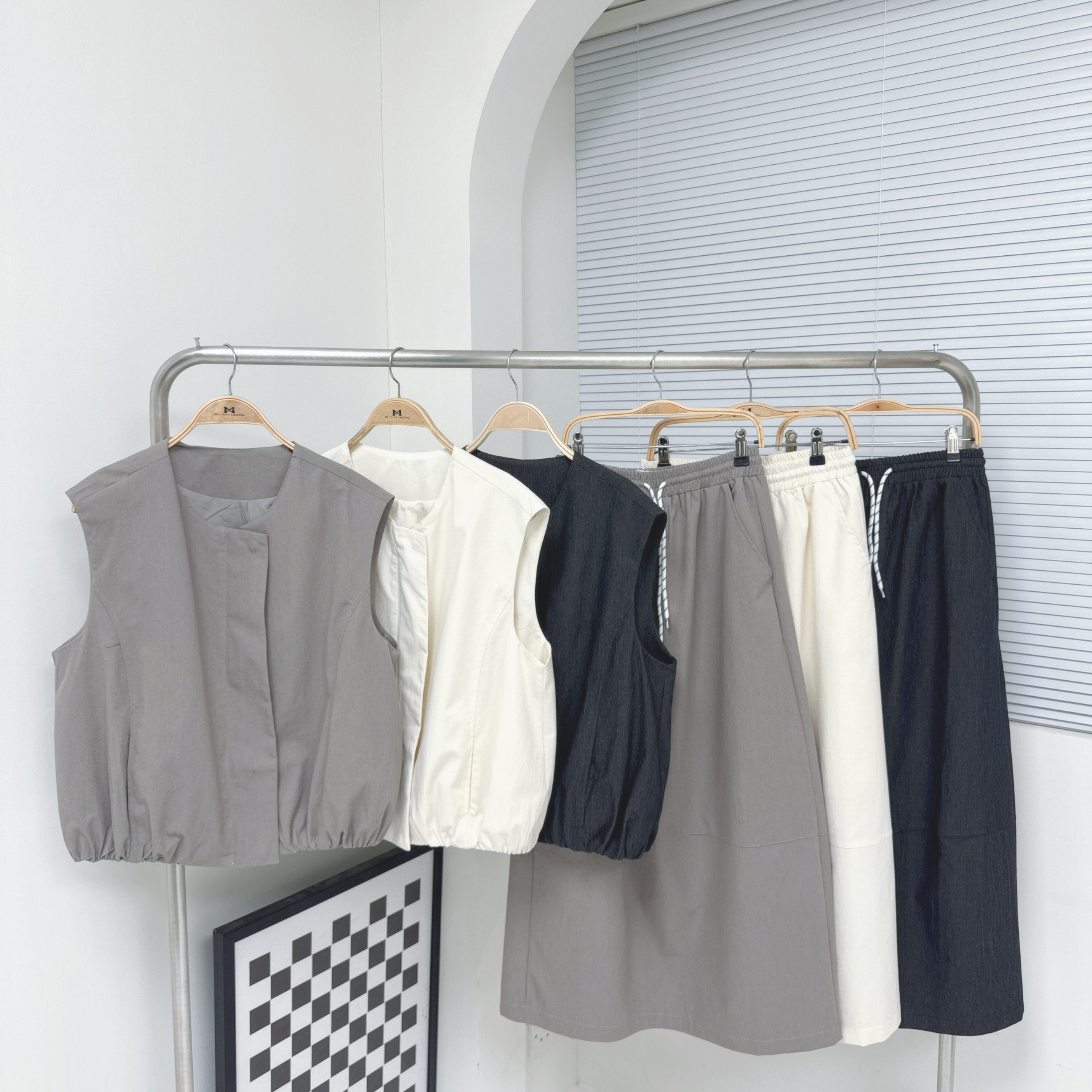 【Hoi2推介】背心外套+長裙套裝 (H21-H23)