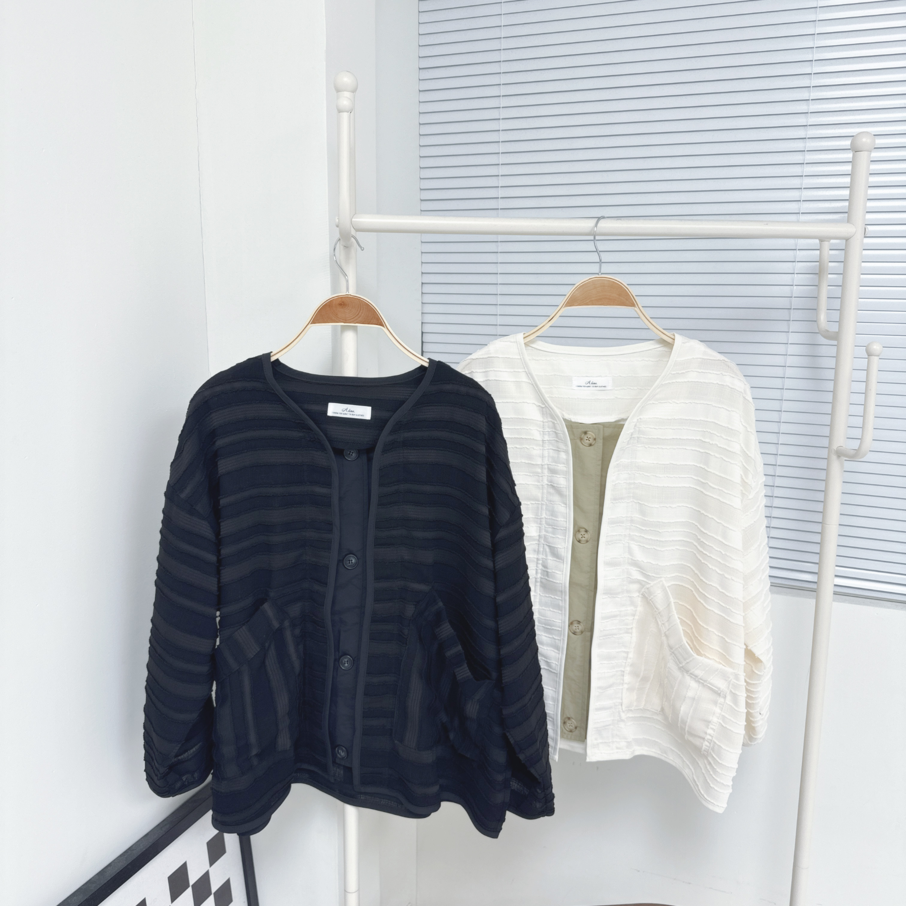 【廠家制】橫間SOSO長袖薄外套 (H31-H32)