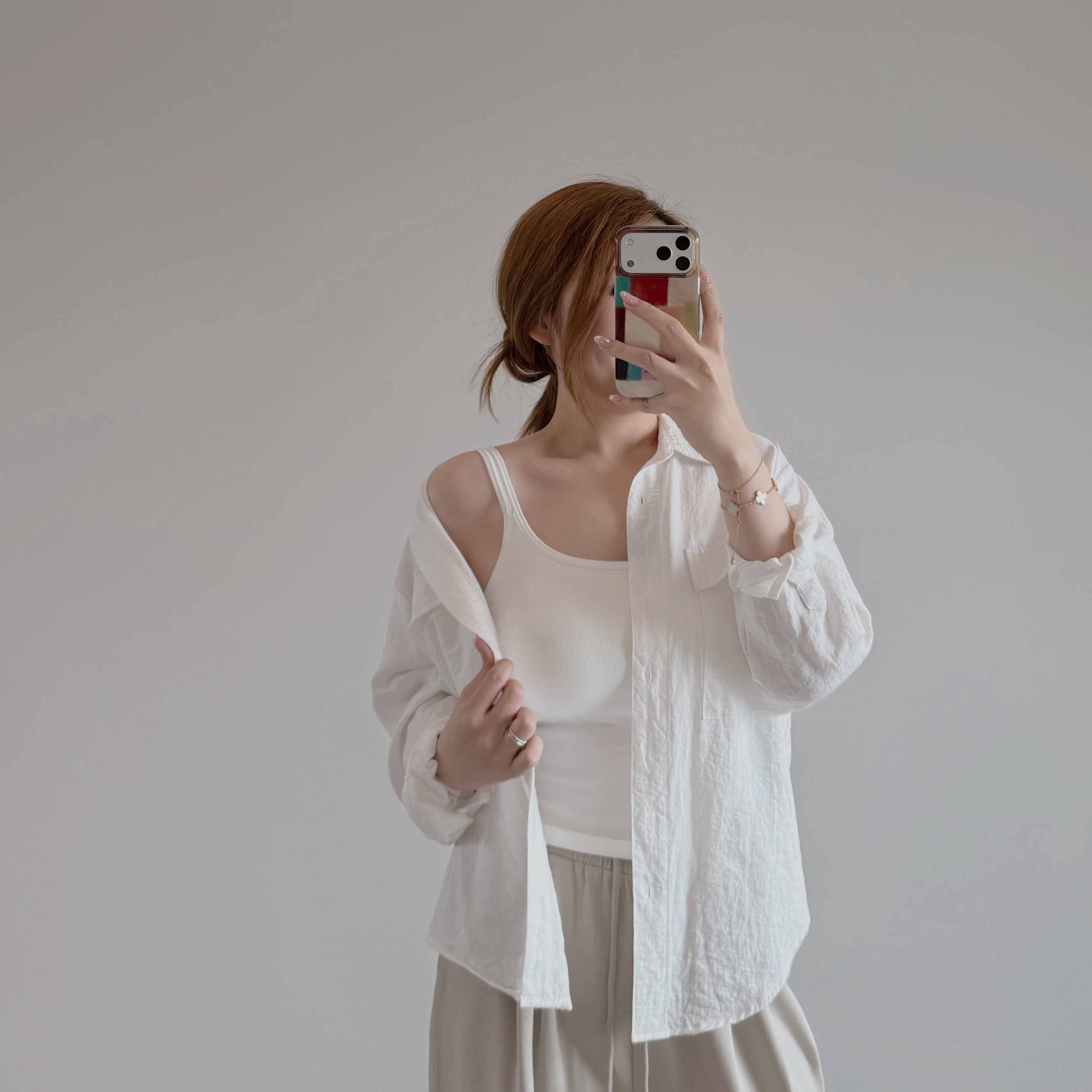 現貨 4012 打底必備 白色吊帶Bra Top