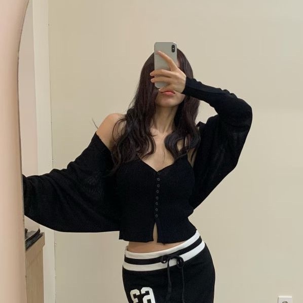韓國漂亮姐姐背心+小外套