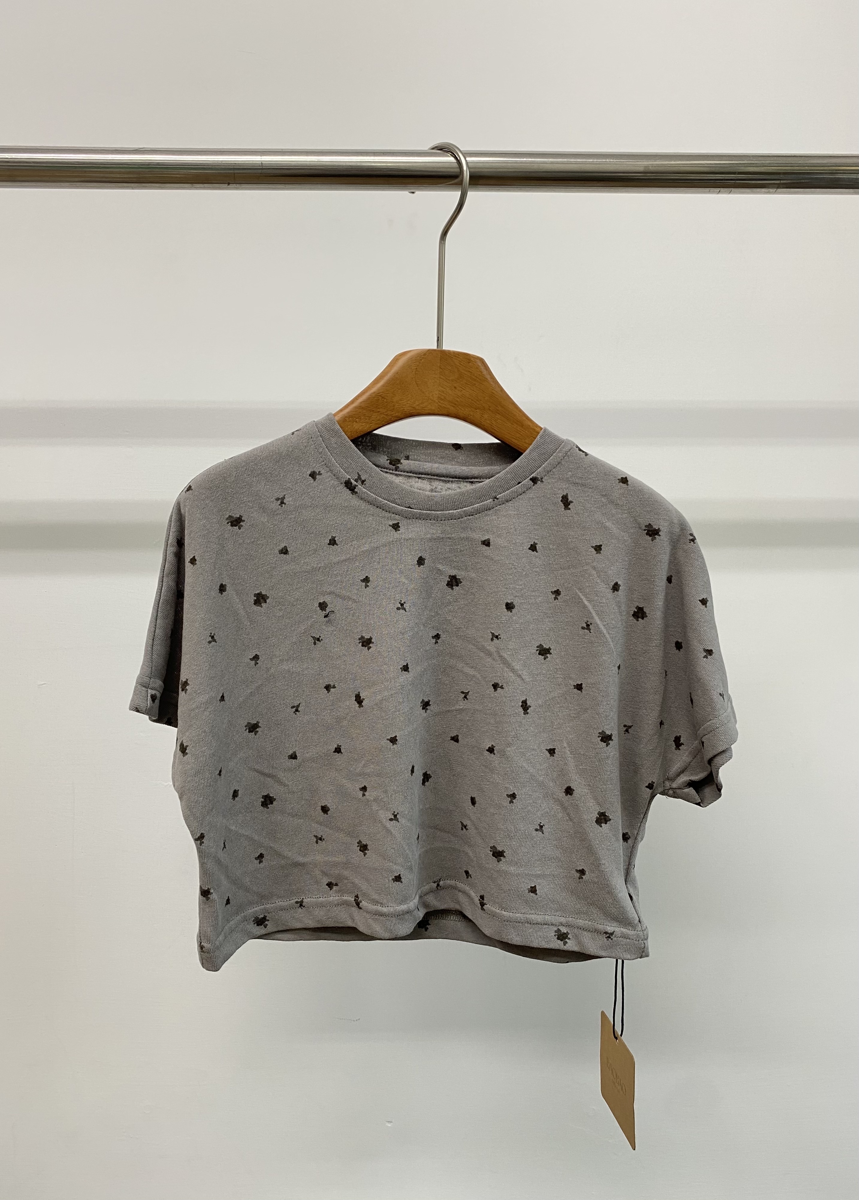 A04715雪花印棉料上衣