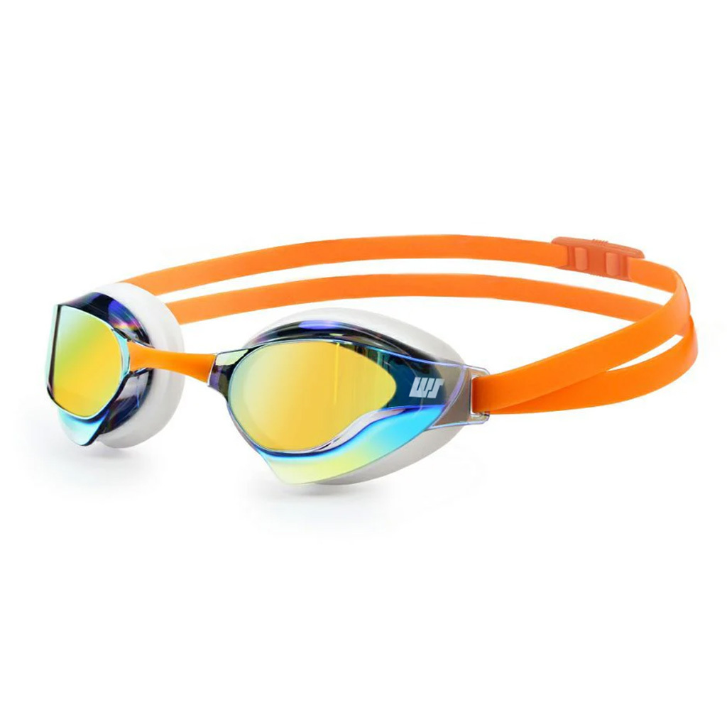 中童/成人 SPRINTER 競賽鍍膜泳鏡 - 橙/白