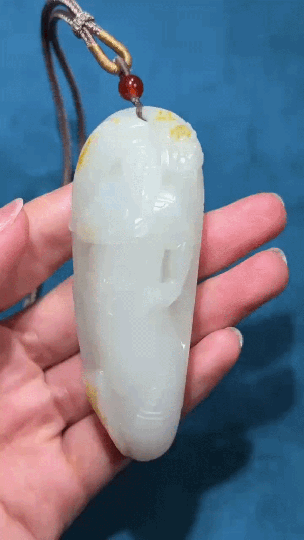 320223 和田玉籽料義薄雲天