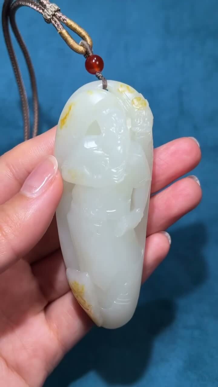 和田玉籽料義薄雲天,天然和田玉軟玉