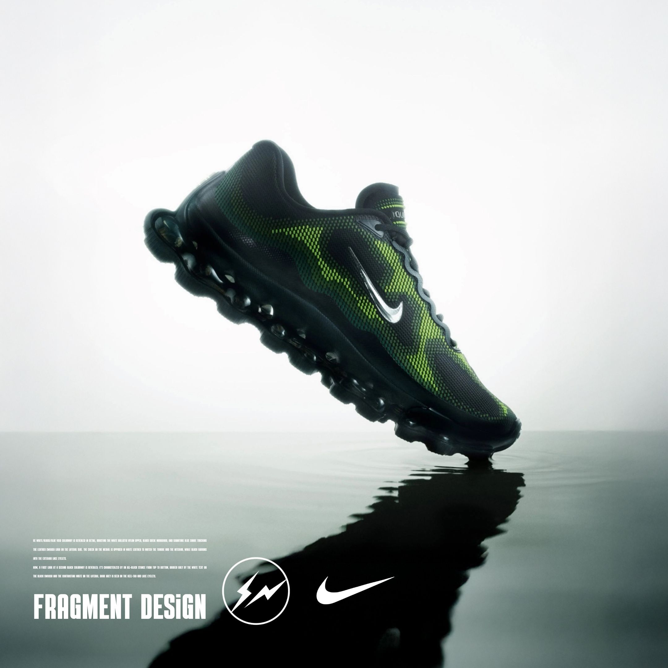 NICEDAY 代購 Nike Air Liquid Max 箭毒蛙 綠 黑綠 氣墊 黑 IQ7634-001