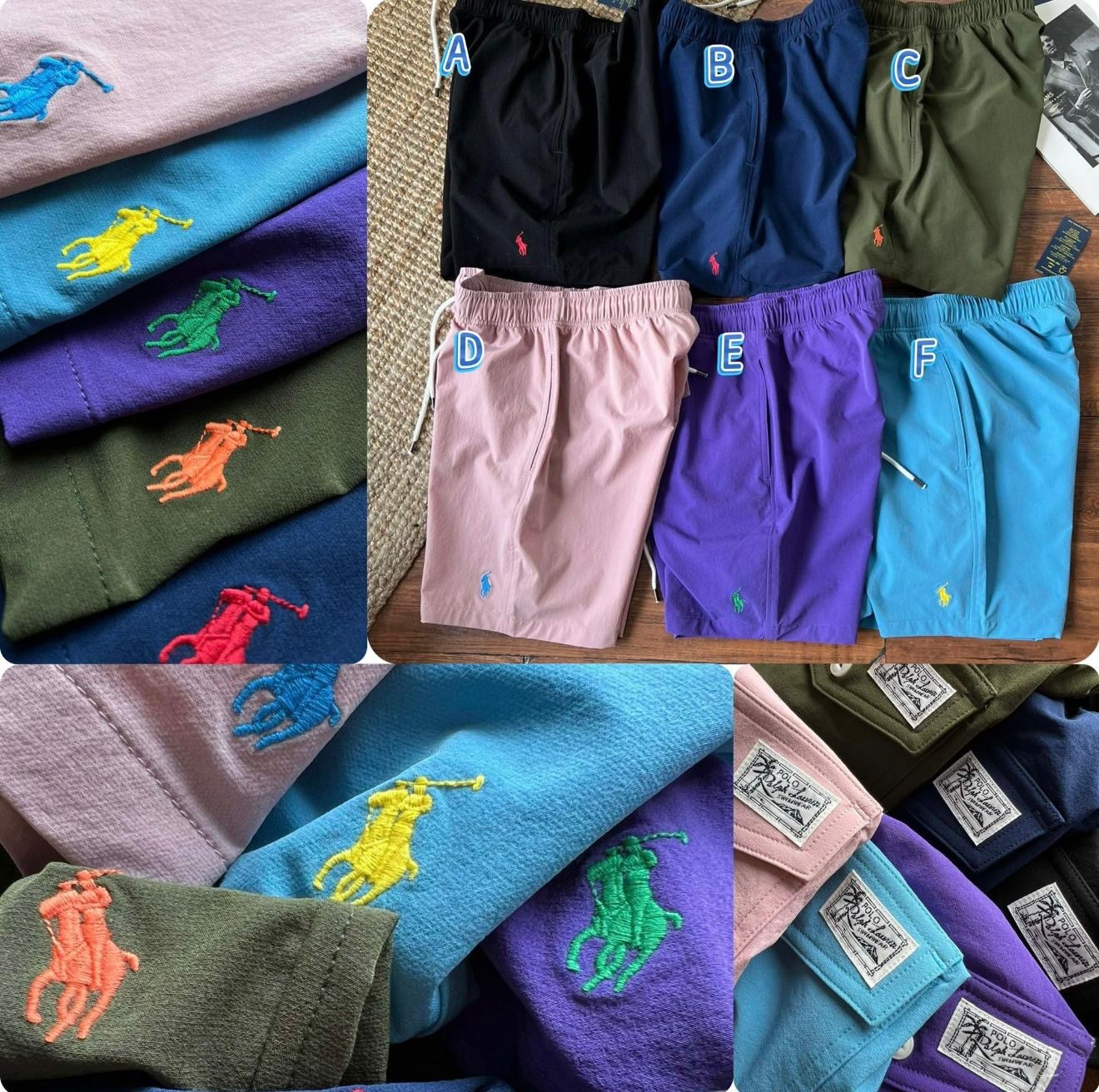 Ral*ph Lau*ren 彈力帆布速乾五分短褲 -2600155