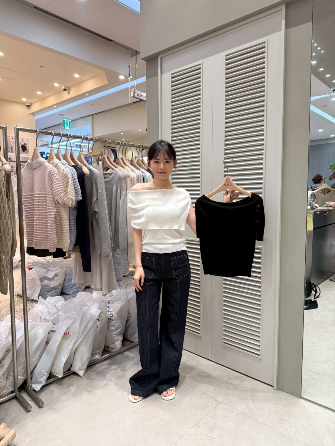 MU6036 簡約披肩無袖上衣