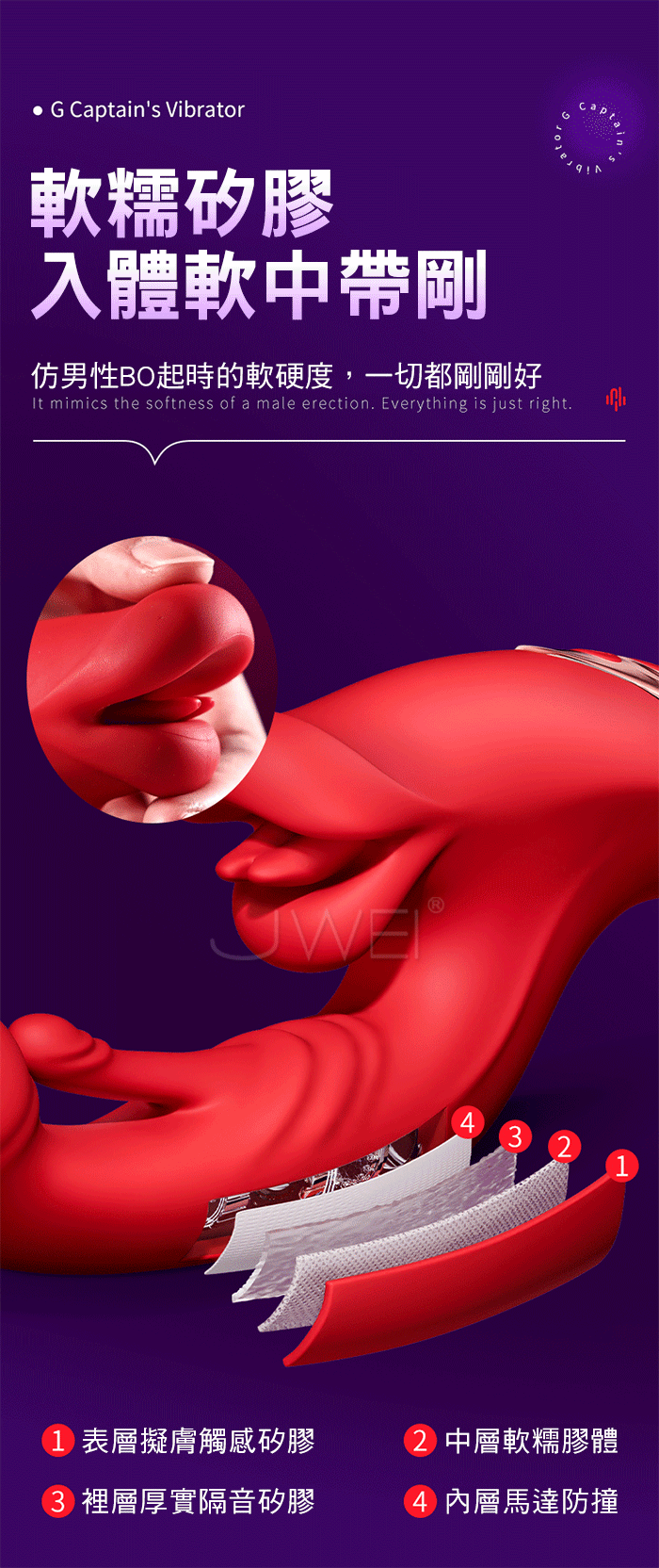 摸G校尉.3段咬合狂舔+10頻頂震A點 小頭搖擺摸G擬真加溫按摩棒