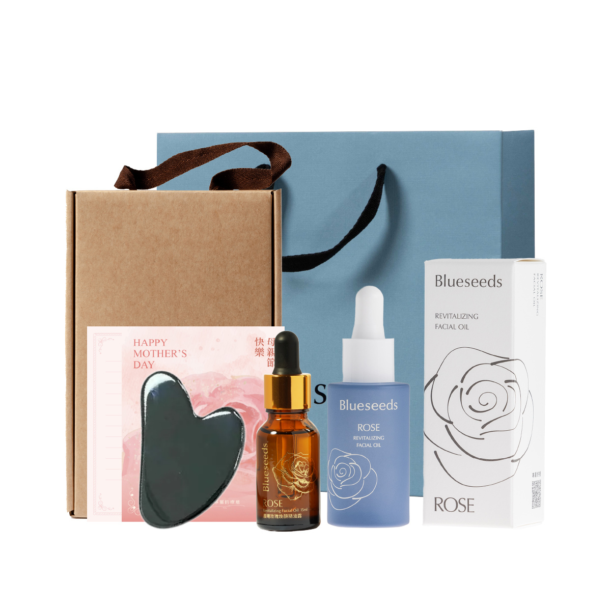 【明星限量禮盒】精油露美麗禮盒組 (精油露2 入＋矽晶能量按摩刮板 )｜玫瑰/橙花/茉莉 三選一