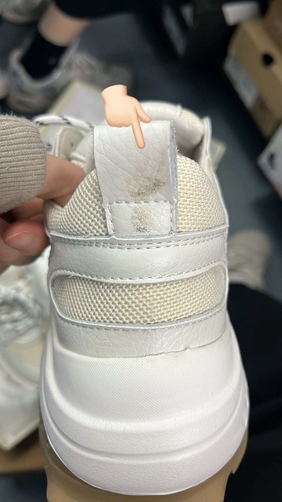 【現貨瑕疵貨品】D+AF 潮酷宣言真皮復古增高老爹鞋 米白 EU37 (HC0283)