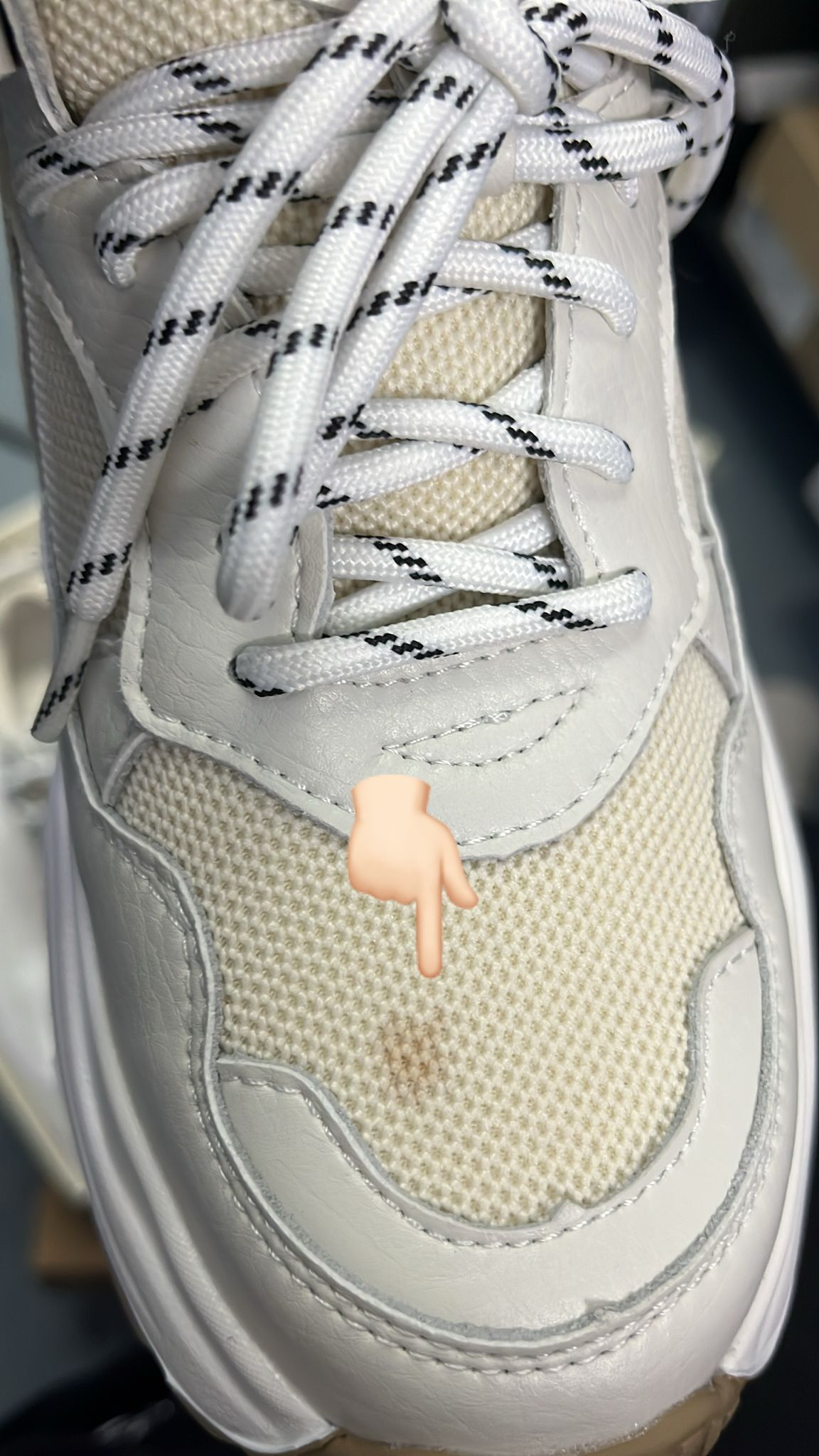 【現貨瑕疵貨品】D+AF 潮酷宣言真皮復古增高老爹鞋 米白 EU37 (HC0283)