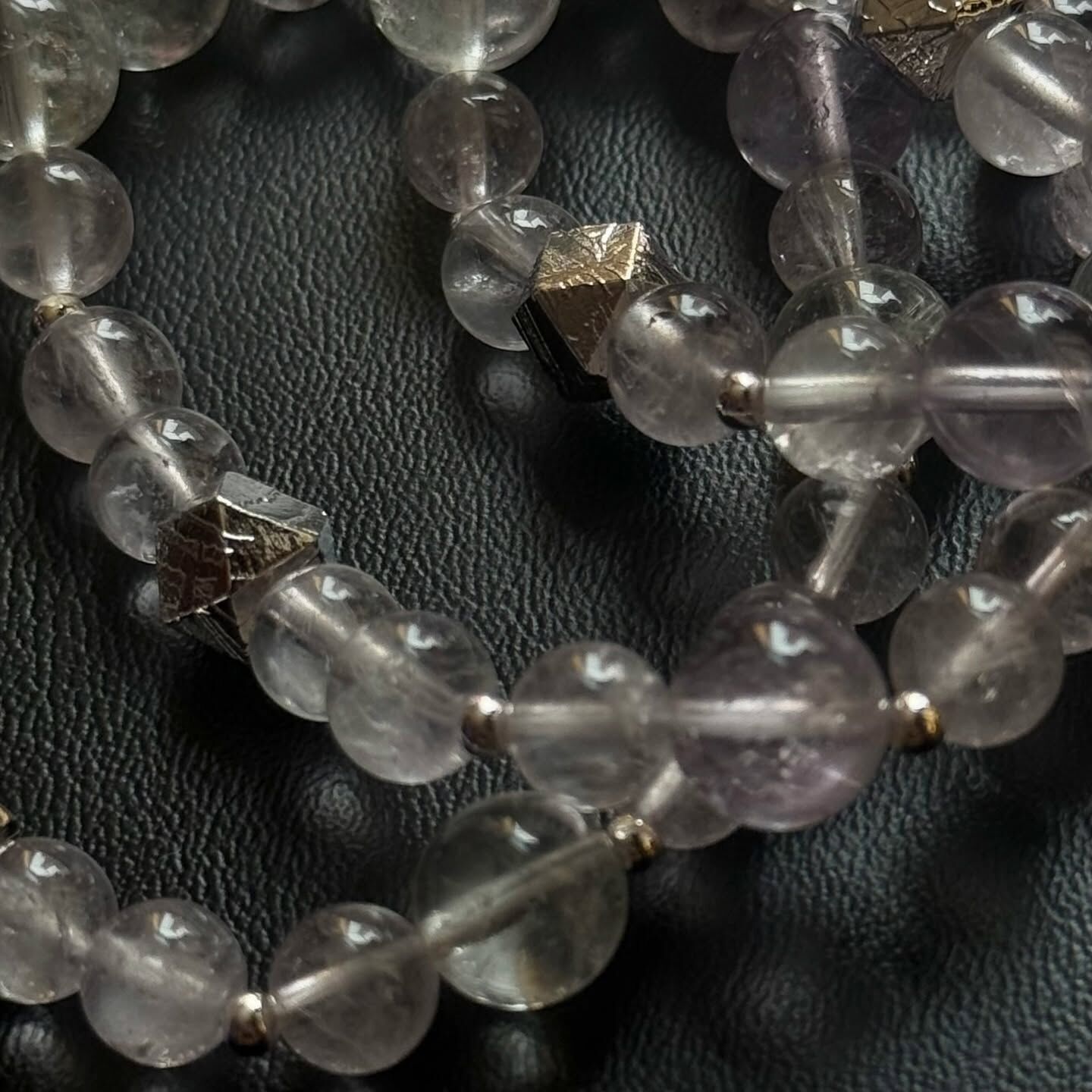 [原石] 鐵隕石 / 天鐵 925銀隔珠 原石設計款 水晶手串