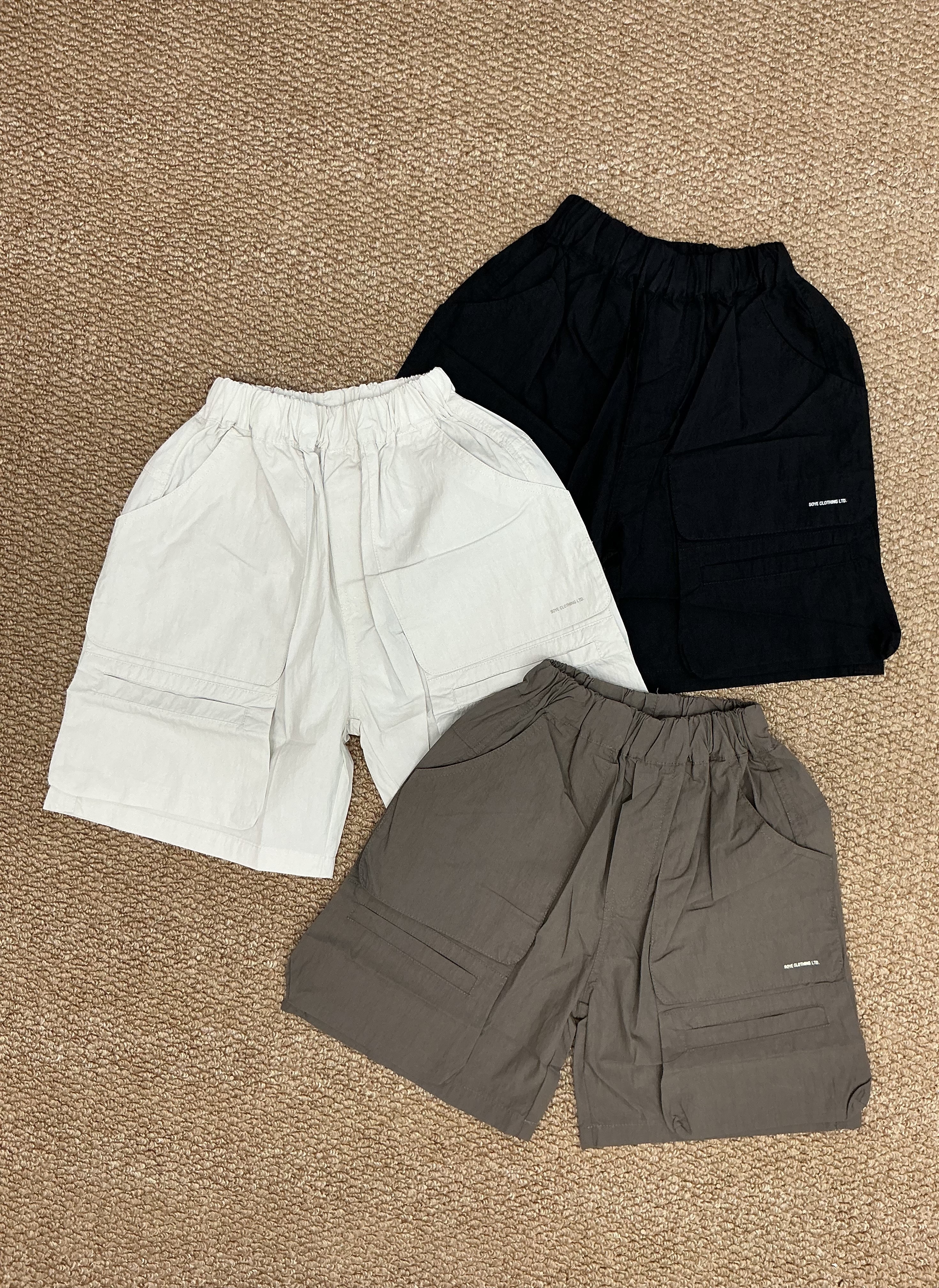 A04722設計師品牌懸袋設計短褲