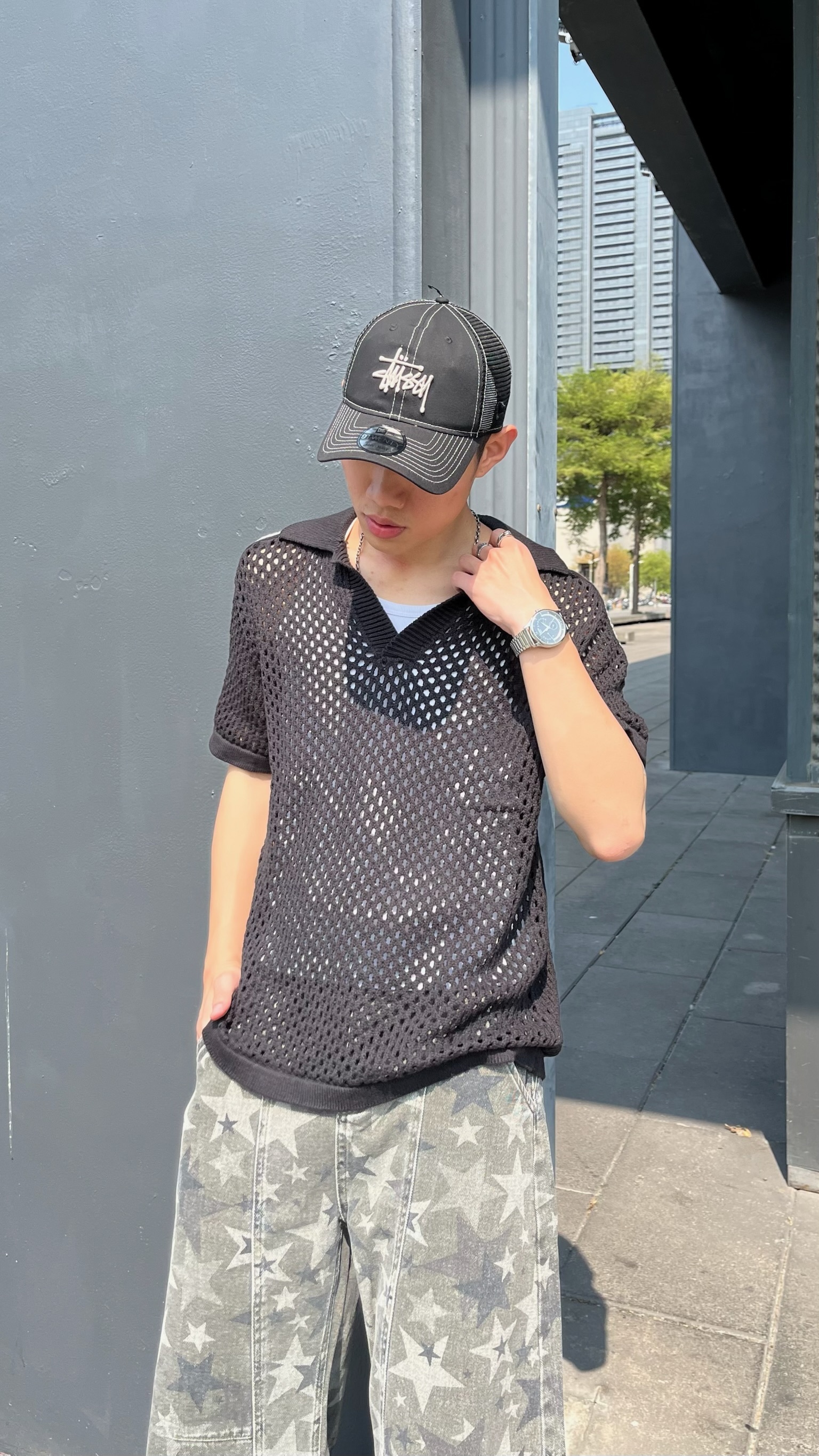 網洞球衣感POLO衫