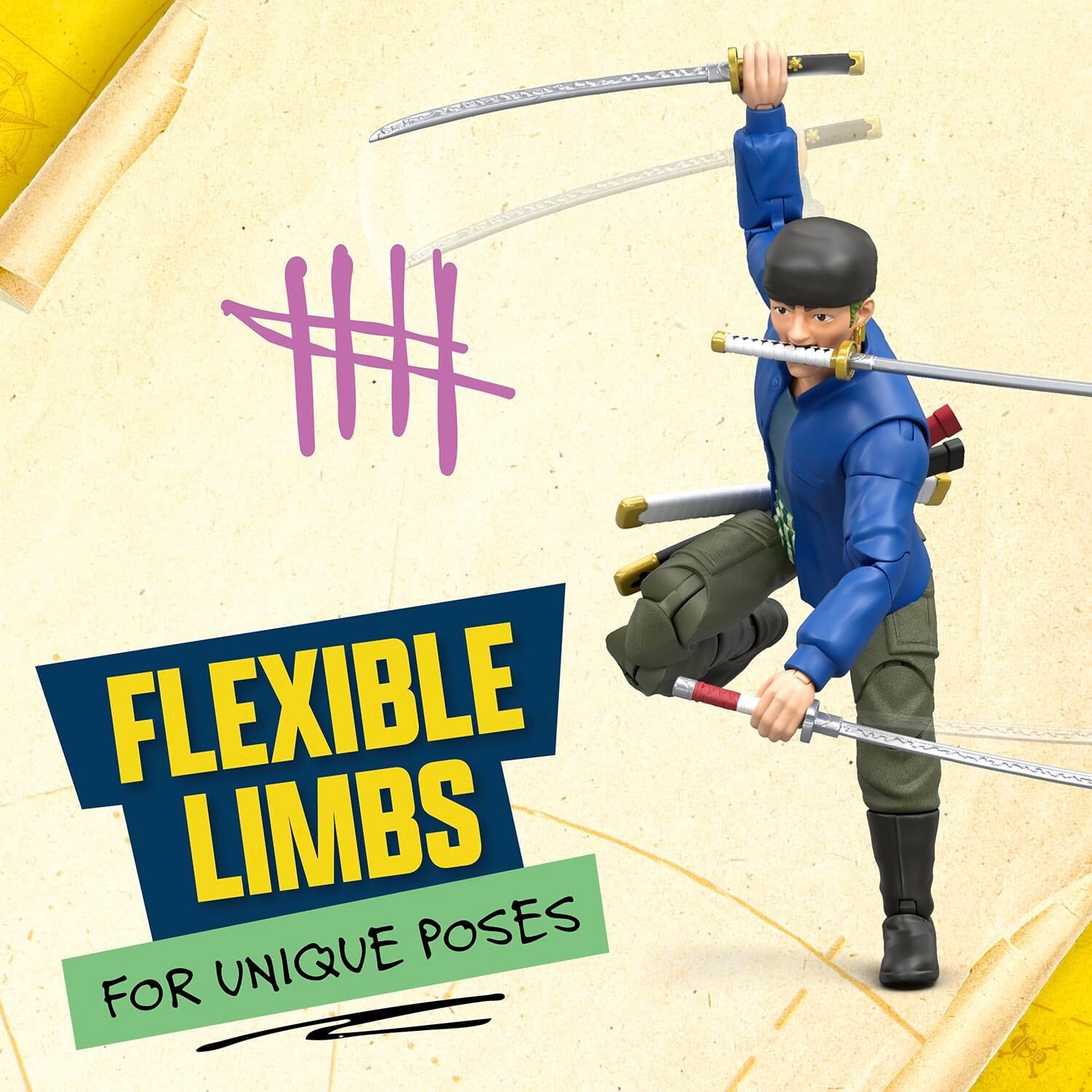 航海王-可動公仔(索隆)