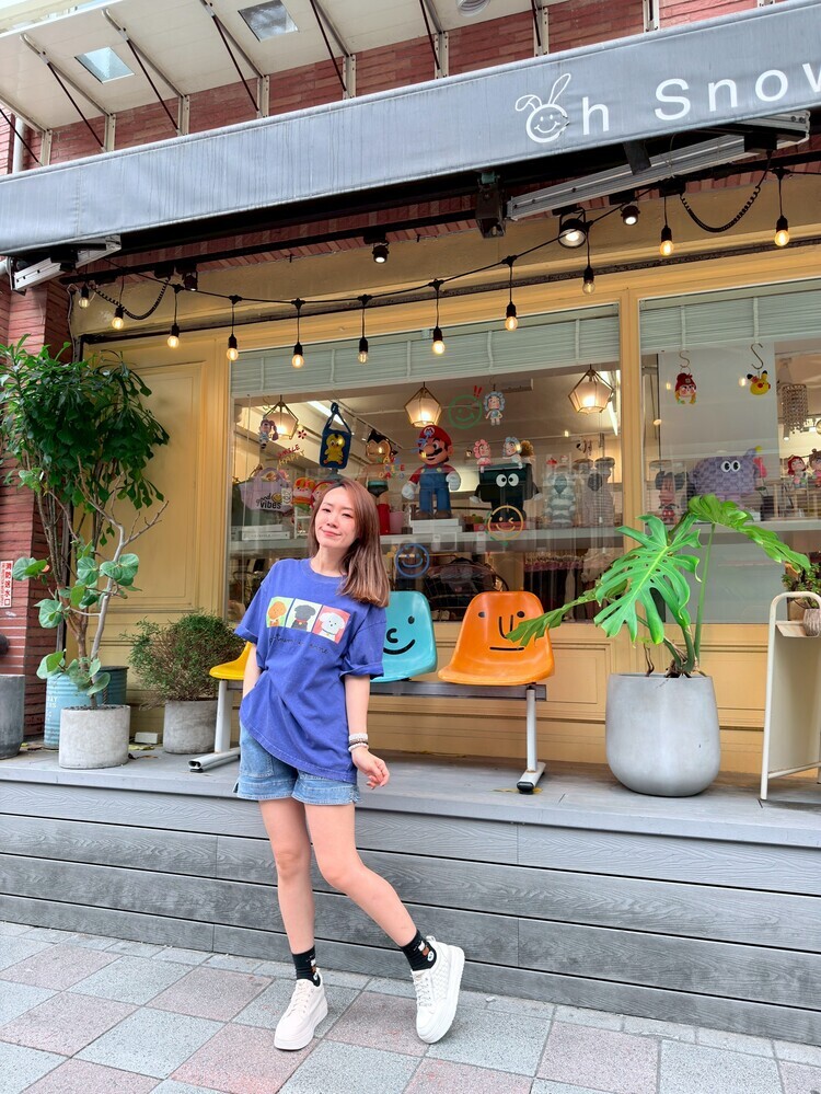 『藍』三隻貴賓狗狗上衣