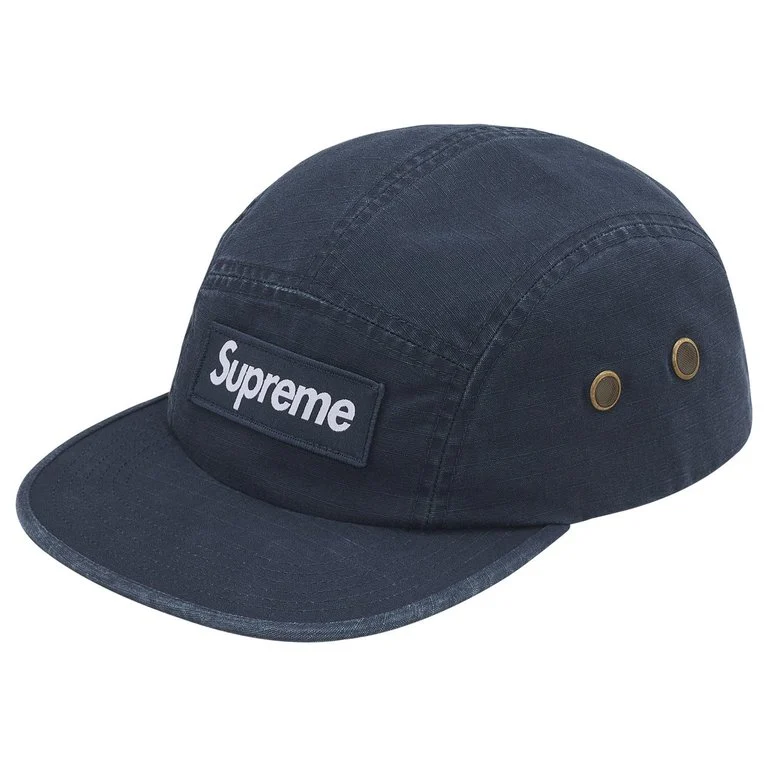 Supreme SS26 Military Camp Cap - Navy | SS26H45