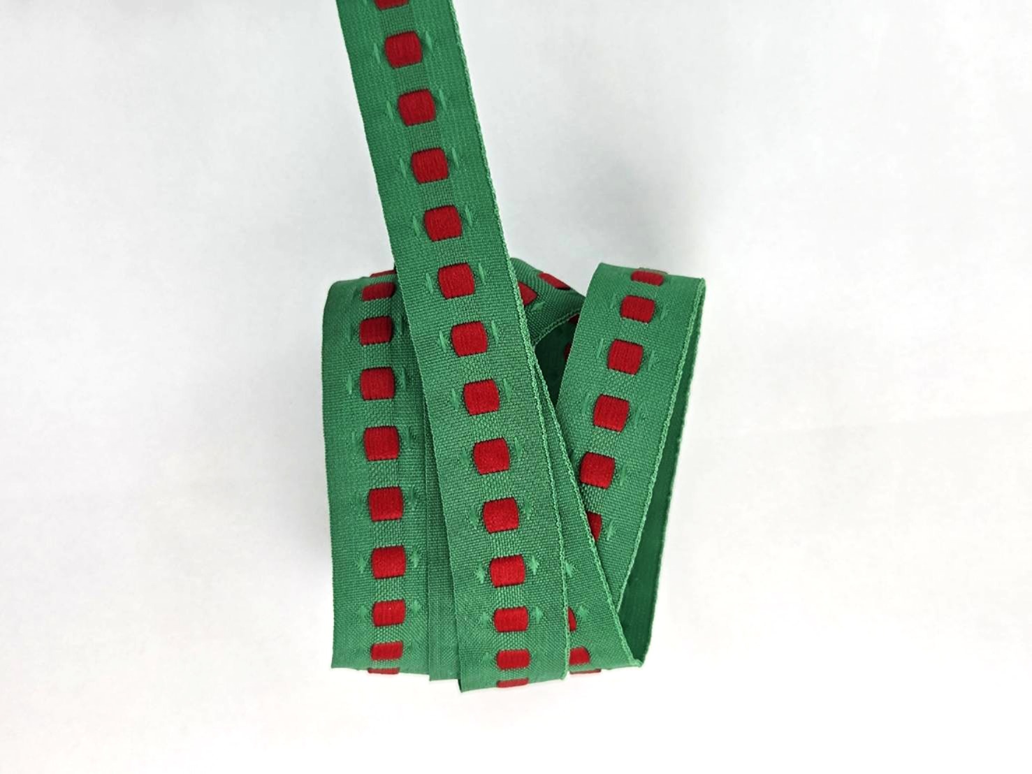 綠紅方磚提花/15mm