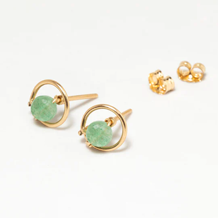 1YA0326-185 [YAY PARIS] Swan Chips Aventurine Laminated Gold #24SSC-300siswL31 (EU)
