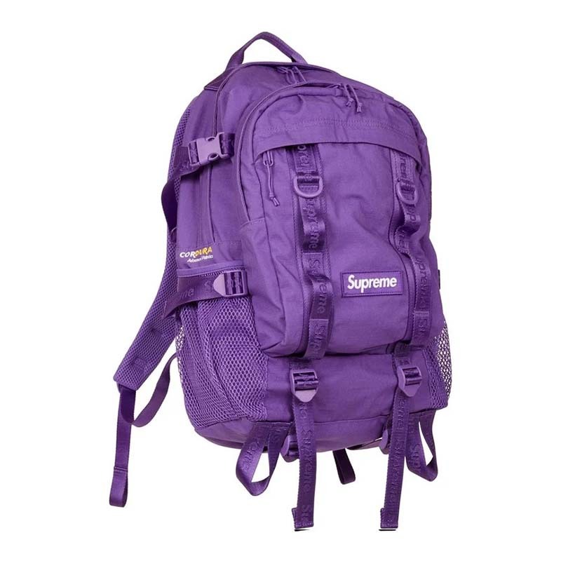 Supreme Backpack Black 後背包 多夾層 紫色 SS26B1-PE [台灣現貨]
