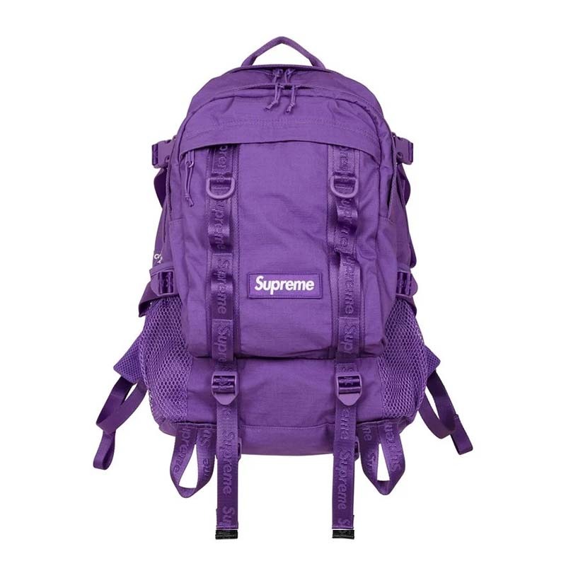 Supreme Backpack Black 後背包 多夾層 紫色 SS26B1-PE [台灣現貨]