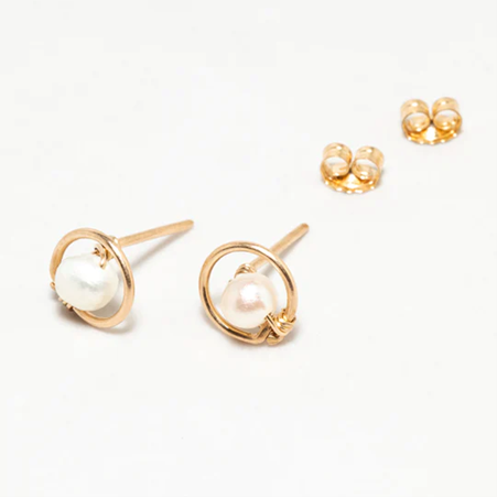 1YA0326-186 [YAY PARIS] Swan Chips Cultured Pearl Laminated Gold #24SSC-300siswL01 (EU)