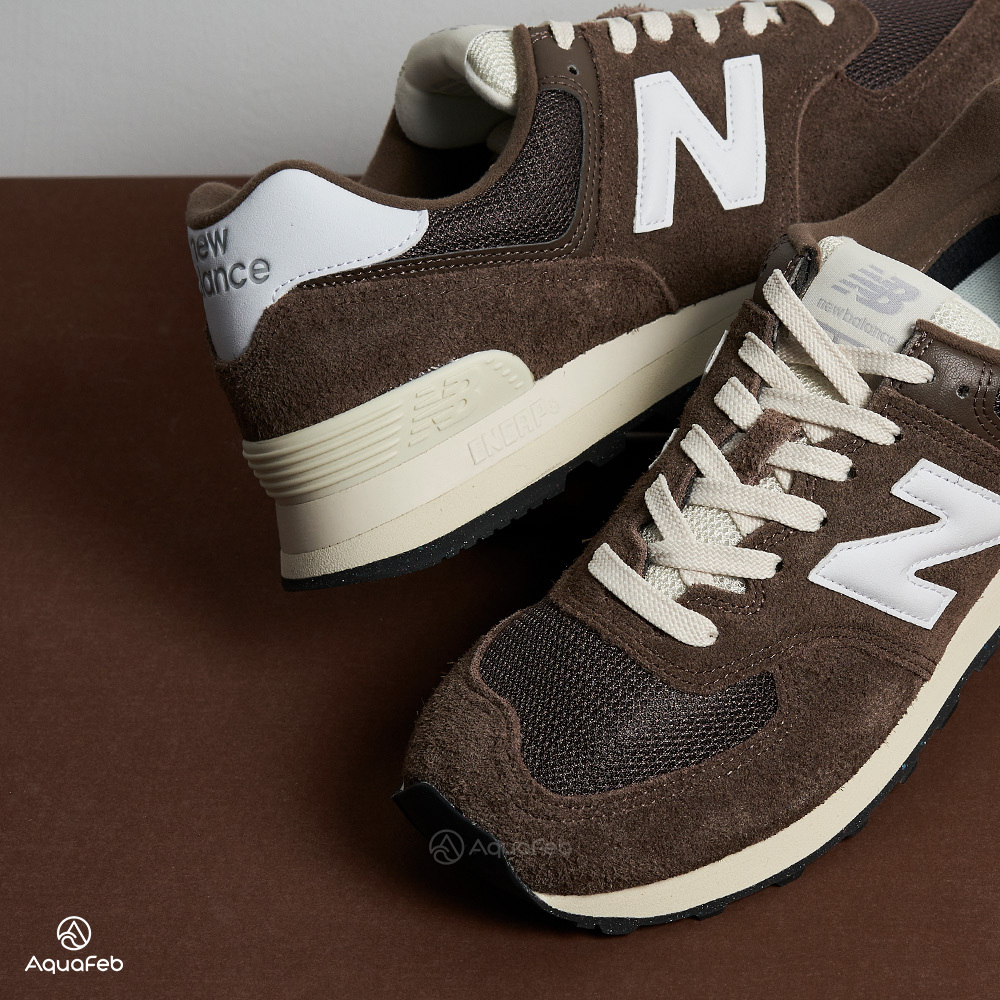 New Balance NB 574 男鞋 女鞋 咖啡色 運動 D楦 麂皮 經典 緩衝 復古 休閒鞋 U574RBI