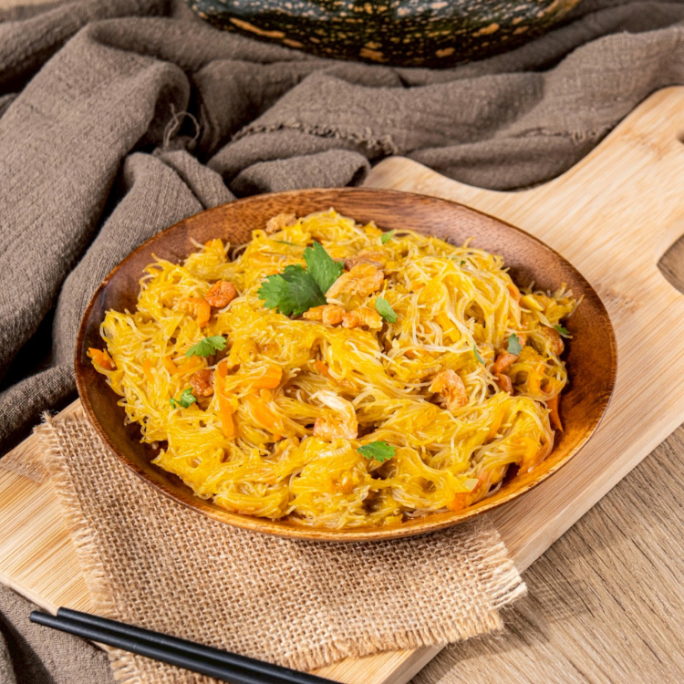 【露營懶人料理】金瓜炒炊粉