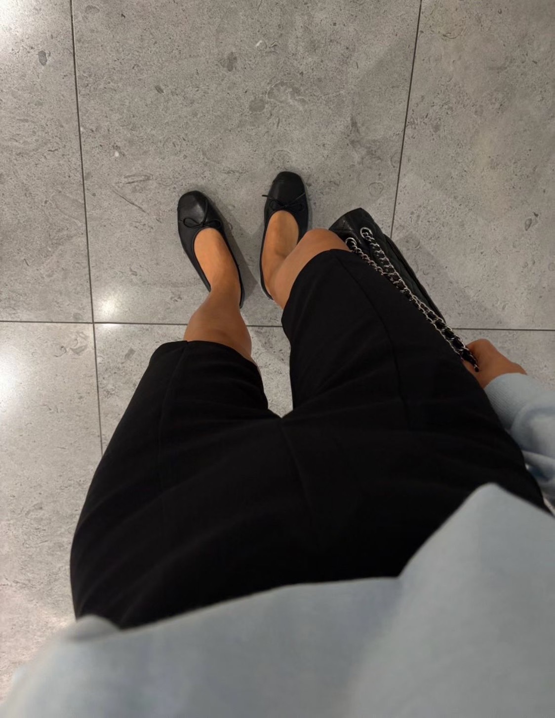 時髦女子膝上五分西裝褲短褲-S-M / 2色