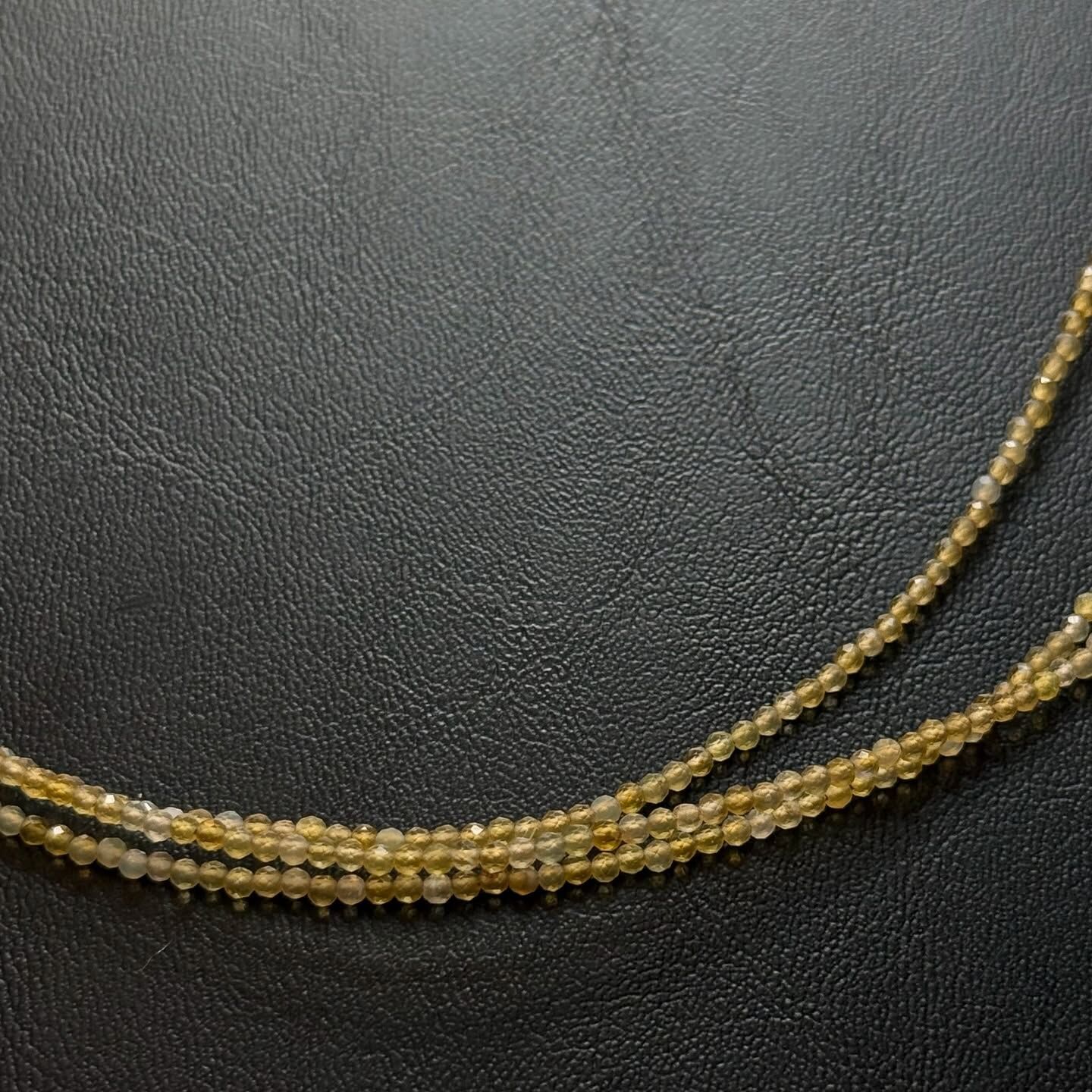 [原石] 黃水晶 鎖骨鍊 水晶項鏈