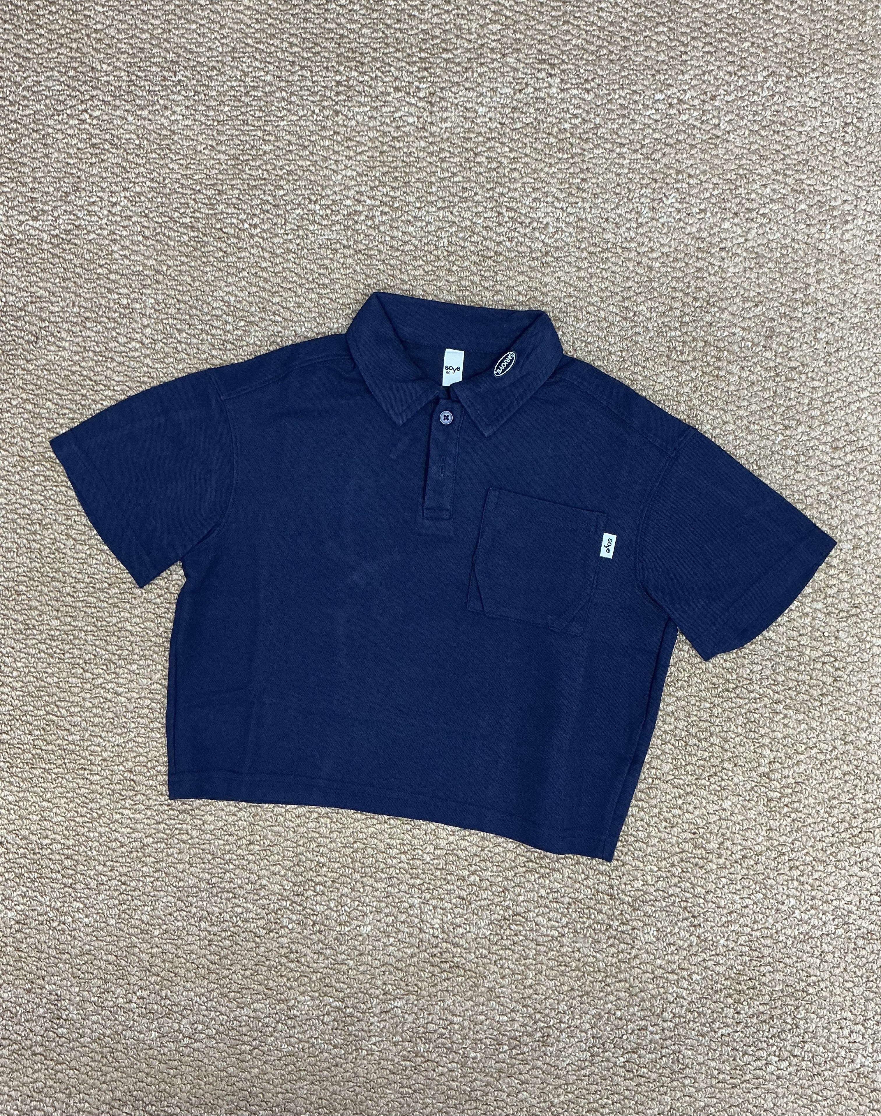 A04730設計師品牌刺繡領polo上衣