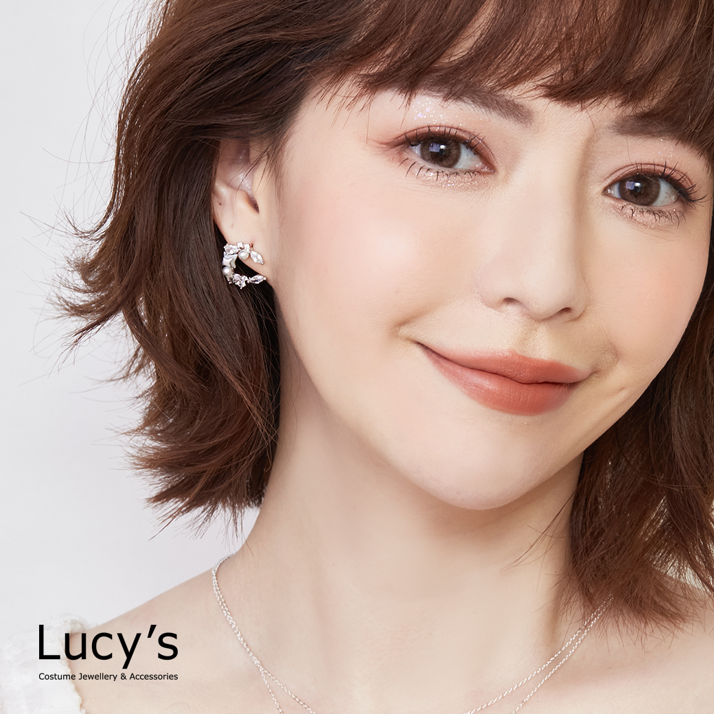 珍耀弧月 耳環 (二色) (127952/127953)