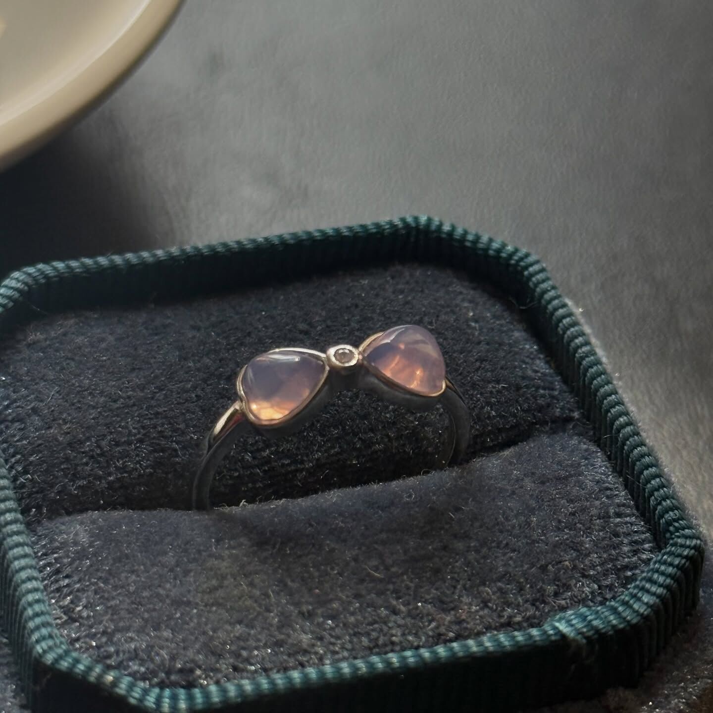 [原石] 紫玉晶 925銀戒指 水晶戒指